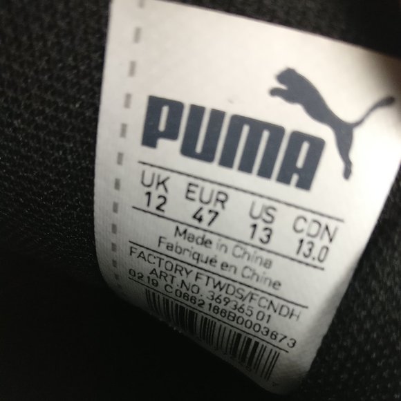Puma Leather Soft Insole Athletic shoes men13us/12uk=wmns14 - Picture 2 of 5